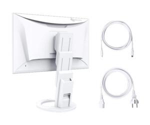 Eizo FlexScan EV2490 WT - with flex stand - LED monitor - 60.5 cm (23.8 ")