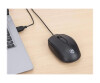Manhattan Comfort II USB Wired Mouse, Black, 1000dpi, USB-A, Optical, Ambidextrous, Portable/Compact, Three Button with Scroll Wheel, Three Year Warranty, Retail Box