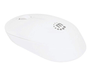 IC Intracom Manhattan Performance III Wireless Mouse, White, 1000dpi, 2.4Ghz (up to 10m)
