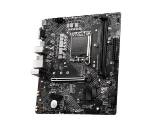 MSI PRO H610M-G DDR4 - Motherboard - micro ATX - LGA1700-Sockel - H610 Chipsatz - USB 3.2 Gen 1 - Gigabit LAN - Onboard-Grafik (CPU erforderlich)