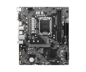 MSI PRO H610M-G DDR4 - Motherboard - micro ATX - LGA1700-Sockel - H610 Chipsatz - USB 3.2 Gen 1 - Gigabit LAN - Onboard-Grafik (CPU erforderlich)