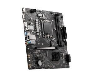 MSI PRO H610M-G DDR4 - Motherboard - micro ATX - LGA1700-Sockel - H610 Chipsatz - USB 3.2 Gen 1 - Gigabit LAN - Onboard-Grafik (CPU erforderlich)