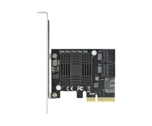 Delock 5 Port SATA PCI Express X4 Card - Low Profile Form Factor