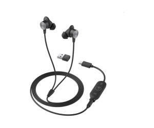 Logitech Zone Wired Earbuds - Headset - in the ear
