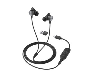 Logitech Zone Wired Earbuds - Headset - in the ear
