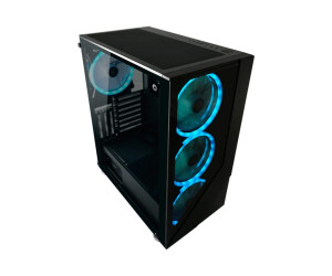 LC-Power Gaming 803B Shaded_X - Mid tower - ATX - Seitenteil mit Fenster (gehärtetes Glas)