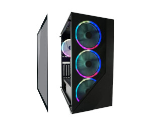 LC-Power Gaming 803B Shaded_X - Mid tower - ATX - Seitenteil mit Fenster (gehärtetes Glas)