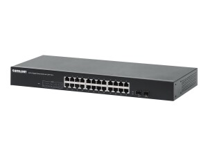 Intellinet Switch - 24 x 10/100/1000 + 2 x SFP