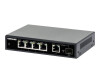 IC Intracom Intellinet - Switch - 4 x 10/100/1000 (POE +) + 1 x Combo Gigabit SFP/RJ -45 (Uplink)