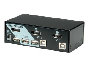 ROLINE KVM-/USB-Switch - 2 x KVM / USB - 1 lokaler Benutzer