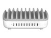 Compulocks 10 Ports USB Charging Dock Station With UK Plug - Ladestation - 120 Watt - 2.4 A - 10 Ausgabeanschlussstellen (USB)