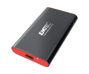 EMTEC X210 - SSD - 512 GB - extern (tragbar) - USB 3.2 Gen 2 (USB-C Steckverbinder)