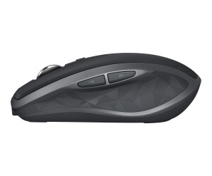 Logitech MX Anywhere 2S - Mouse - Laser - 7 keys - Wireless - Bluetooth, 2.4 GHz - Wireless recipient (USB)