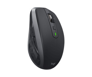 Logitech MX Anywhere 2S - Mouse - Laser - 7 keys - Wireless - Bluetooth, 2.4 GHz - Wireless recipient (USB)