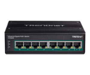 Trendnet Ti -PG80B - Switch - Unmanaged - 8 x 10/100/1000...