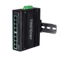 TRENDnet TI-PG80B - Switch - unmanaged - 8 x 10/100/1000 (PoE+)