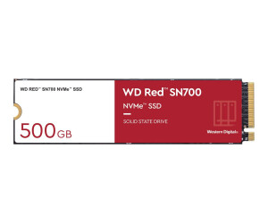 WD Red SN700 WDS500G1R0C - SSD - 500 GB - intern - M.2 2280 - PCIe 3.0 x4 (NVMe)