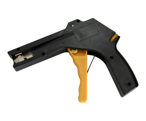 Inline cable binder pistol