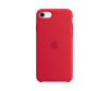 Apple (Product) Red - rear cover for mobile phone - silicone - red - for iPhone 7, 8, SE (2nd generation)