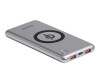 Intenso WPD10000 - Induktive Power Bank - Li-Pol - 10000 mAh - 3 A - QC 3.0 - 3 Ausgabeanschlussstellen (2 x USB, USB-C)