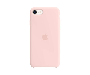 Apple rear cover for mobile phone - silicone - Chalk Pink...