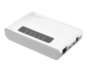 DIGITUS 2-Port USB 2.0 Wireless Multifunction Network...