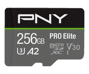 PNY PRO Elite - Flash-Speicherkarte - 256 GB
