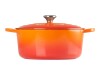 Le Creuset 21177240902430 - Orange - ceramic - gas - induction - sealed plate - iron casting - orange - 24 cm