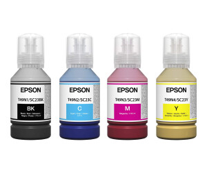 Epson 140 ml - yellow - original - refill ink