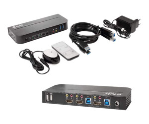 Club 3D CSV-1382-KVM/Audio-Switch-2 x KVM/Audio