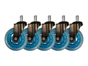 LC-Power LC-CASTERS-7LB-SPEED - Lenkrolle - LC-Power - Blau - Kunststoff - Gummi - 7,5 cm - 1,13 kg
