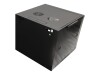 VALUE Schrank Netzwerkschrank - geeignet für Wandmontage - Schwarz, RAL 7021 - 6U - 48.3 cm (19")