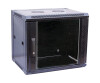 Value cabinet network cabinet - suitable for wall mounting - black, RAL 7021 - 6U - 48.3 cm (19 ")