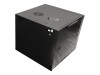 VALUE Schrank Netzwerkschrank - geeignet für Wandmontage - Schwarz, RAL 7021 - 9U - 48.3 cm (19")