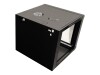 VALUE Schrank Netzwerkschrank - geeignet für Wandmontage - Schwarz, RAL 7021 - 9U - 48.3 cm (19")
