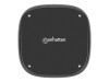 Manhattan Smartphone Under-Desk Wireless Charging Pad, Installs under furniture, 10W charging, Charging Distance 15-30mm, Black, Power Cable 1.2m, Three Year Warranty, Boxed