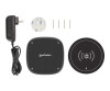 Manhattan Smartphone Under-Desk Wireless Charging Pad, Installs under furniture, 10W charging, Charging Distance 15-30mm, Black, Power Cable 1.2m, Three Year Warranty, Boxed