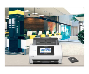 Epson Workforce DS -790WN - Document scanner - Duplex - A4/Legal - 600 dpi x 600 dpi - up to 45 pages/min. (monochrome)