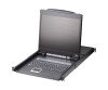 ATEN LCD KVM Switches CL1308N - KVM-Konsole mit KVM-Switch - 8 Anschlüsse - PS/2, USB - 48.3 cm (19")