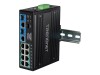TRENDnet TI-BG104 - Switch - industriell - unmanaged - 4 x 10/100/1000 (PoE++)