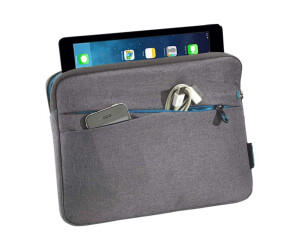 Pedea Fashion - Bag for Tablet - Nylon - Gray - 12.9...