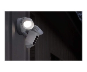 Ring Floodlight Cam Wired Plus - network monitoring camera - outdoor area - weatherproof - color (day & night)