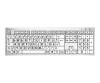 Logickeyboard Largeprint - Tastatur - USB - QWERTZ