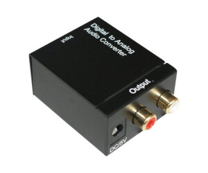 VALUE Analog-Digital-Audiowandler - Schwarz