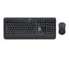 Logitech MK540 Advanced - keyboard and mouse set - wireless - 2.4 GHz - Qwertz - German (Switzerland)