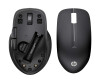 HP 430 - Maus - ergonomisch - rechts- und linkshändig - optisch - 5 Tasten - kabellos - Bluetooth 5.0, 2.4 GHz - kabelloser Empfänger (USB)