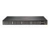 HPE Aruba 6300F - Switch - L3 - managed - 48 x 10/100/1000 + 4 x 1 Gigabit / 10 Gigabit / 25 Gigabit / 50 Gigabit SFP56 (Uplink / Stacking)