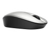 HP Dual Mode - Maus - optisch - kabellos - Bluetooth, 2.4 GHz - kabelloser Empfänger (USB)