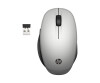 HP Dual Mode - Mouse - Visually - Wireless - Bluetooth, 2.4 GHz - Wireless recipient (USB)