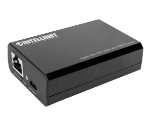 IC Intracom Intellinet PoE Splitter with USB-C Output,...